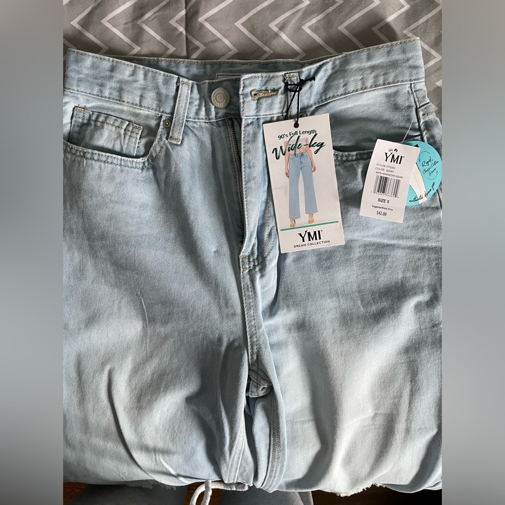 NWT womens wide leg jeans size 5/27